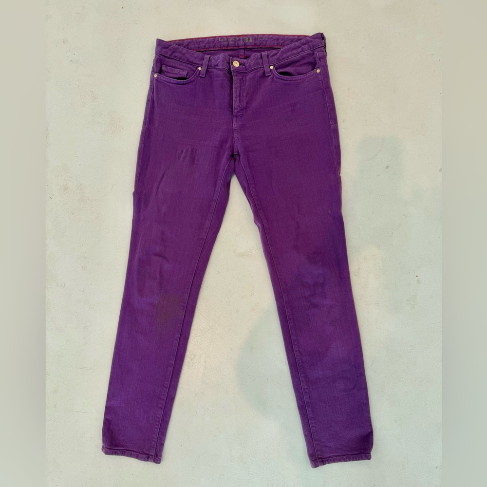 kate spade Deep Purple Skinny Jeans